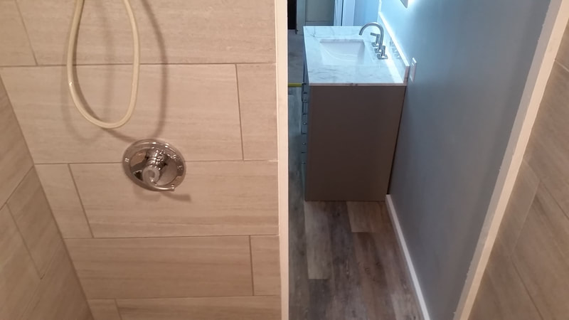 custom tile shower install